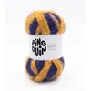 Image de Pelote de Laine et Alpaga PINGO MAMBO - 100GR -(...) - Indigo/miel