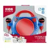 Image de Lecteur CD personnalisable avec 2 microphones et stickers Bleu et Rouge