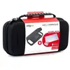 Image de Pochette de transport rigide Taille L Noir + Protection d'écran en verre trempé pour Nintendo Switch