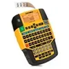 Image de Rhino 4200 - Etiqueteuse - Noir et blanc - transfert thermique - Rouleau (1,9 cm ) - 180 dpi - jusqu'à 15 mm/sec - outil de coupe - jaune