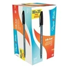 Image de Stylo bille Inkjoy 100 à capuchon noir - Lot de 100 dont 20 gratuits - Noir -