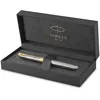 Image de Parker Sonnet stylo plume | acier inoxydable avec attributs or | plume fine | coffret cadeau en occasion ou reconditionné