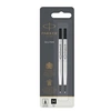 Image de PARKER recharge Stylo Roller, pointe moyenne, noire, blister X 2