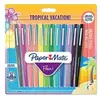 Image de Paper Mate Flair Tropical Vacation - 12 Feutres - Assortiment de couleurs - pointe moyenne 0.7 mm