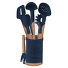 Image de Arthur Martin Set ustensiles de cuisine bleu AMUC5B