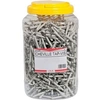 Image de Seau de 1500 chevilles à frapper ING Fixation Tap-vis - Collerette plate - Ø6mm x 35 mm - A270290