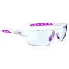Image de AZR - Kromic Izoard Cat 1-3 - Lunettes vélo Blanc - Irise Rose Photochromique Cat 1-3