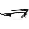 Image de AZR - Kromic Huez Cat 0-3 - Lunettes vélo Noir Vernie - Incolore Photochromique Cat 0-3