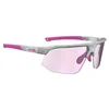 Image de AZR - Kromic Arrow RX Cat 1-3 - Lunettes vélo Crystal Gris - Irise Rose Photochromique Cat 1-3