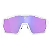Image de AZR - Pro Race RX Cat 3 - Lunettes vélo Blanc - Violet Cat 3