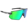 Image de AZR - Kromic Flash RX Cat 1-3 - Lunettes vélo Crystal Gris - Irise Vert Photochromique Cat 1-3