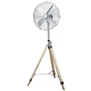 Image de BALI - Ventilateur Trépieds - 50 Watts - Très Silencieux - Ajustable et Orientable - Elégant - Bois - Grille Métallique -
