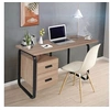 Image de Bureau avec 2 tiroirs décor chêne 120x60x76 cm