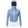 Image de Millet - M White Primaloft Hoodie - Doudoune femme Coronet Blue / Foggy Dew - M