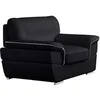 Image de Fauteuil en cuir THIBAULT - Noir