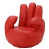 Image de Fauteuil main pivotant CATCHY en simili - Rouge