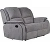 Image de Canapé 2 places relax en microfibre HERNANI - Gris
