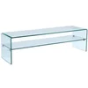 Image de Meuble TV STILEOS - 1 niche - Verre trempé