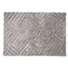 Image de Tapis shaggy en relief à poils longs - 160 x 230 cm - Gris - MAZE