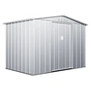 Image de Abri de jardin métal en acier galvanisé gris 4,91 m² - LINUS