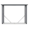 Image de Abri bûches métal en acier galvanisé effet bois 3,27 m3 - 4 stères - L242 x P89 x H190 cm - WINWOOD