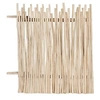 Image de Clôture en bois de teck - L100 x H120 cm coloris naturel clair - EDANA