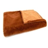 Image de Plaid Luxe orange foncé 130x170 - - Orange - Polyester