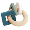 Image de Anneau de dentition bleu et vert - - Bleu - Silicone