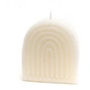 Image de Bougie Rainbow grand modèle blanche (lot de 6) - - Blanc - Cire