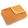 Image de Plaid damier 130x170 curry - - Jaune - Polyester
