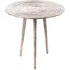 Image de Bout de canapé Bao 43 cm - - Décoré - Aluminium