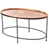 Image de Table basse ovale cuivre - - Cuivre - Métal