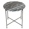 Image de Table basse marbre gris - - Gris - Marbre