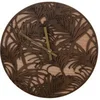 Image de Horloge Palmier - - Marron - Mdf