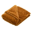Image de Plaid Victoria Camel 130x170 cm - - Marron - Polyester
