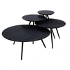 Image de Set de 4 tables basses Bengal - - Noir - Bois