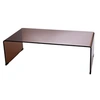 Image de Table basse verre fumé - - Marron - Verre
