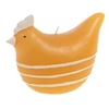 Image de Bougie Poule moutarde 10,5 cm (lot de 4) - - Jaune - Cire