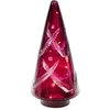 Image de Sapin de Noël Led fuchsia 30 cm - - Rose - Verre