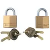 Image de Master Lock - 2 cadenas laiton s'entrouvrant 20 mm
