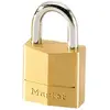 Image de Master Lock 150EURD Cadenas à Clé en Laiton, Doré, 6,8 x 5 x 1,4 cm