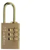 Image de MASTERLOCK Cadenas 20mm a combinaison finition laiton