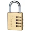 Image de Master Lock Cadenas à Combinaison 604eurd 40 Mm One Size