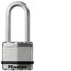 Image de MASTER LOCK Cadenas Haute Sécurité [A Clé] [Acier Laminé] [Extérieur] [Anse L] M1EURDLH - Idéal pour les remises, les garages, les clôtures et les