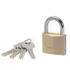 Image de 2940EURD Cadenas à Clé Extra Fin en Laiton, Doré, 6,2 x 4 x 1,6 cm