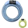 Image de Cable Antivol Vélo [1,2 m Câble] [Combinaison] [Extérieur] [Couleur Aléatoire] 8143EURDPROCOL