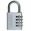 Image de Master lock cadenas en aluminium métal brossé 40 mm