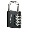 Image de Master lock cadenas en aluminium à combinaison program noir 40 mm