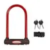 Image de antivol vélo u [a clé] [support de vélo universel] [antivol certifié] [rouge] 8195eurdprocolr