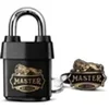 Image de 1921EURDCC Cadenas Haute Sécurité Etanche avec le Logo des 100 ans, Noir, 97 x 54 x 32 mm
